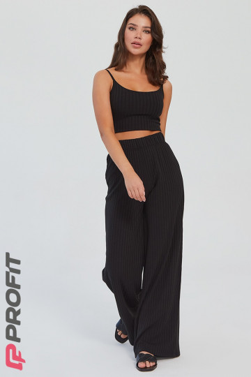 Брюки casual из ткани в крупный рубчик bp.301.001