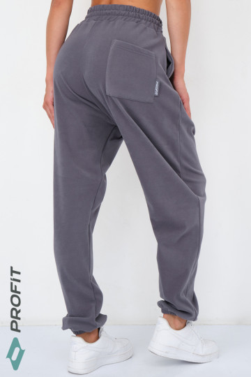 Тёплые брюки, серые, bp.012.003