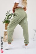 Спортивные штаны/брюки Майами оливковые с принтом abp.011.026