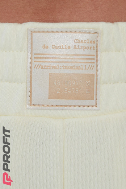 Женские брюки с карманами ваниль bp.080.041