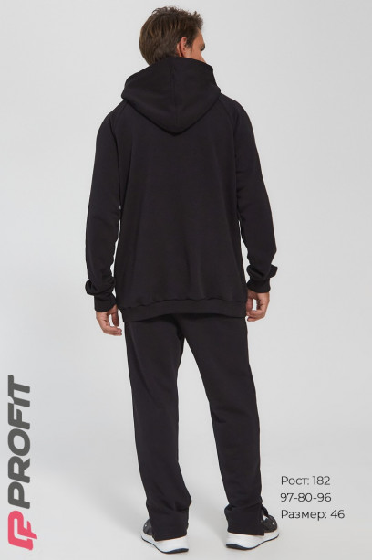 Спортивный костюм casual черный ksm.020.001
