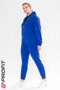 Спортивный костюм "Oversize" хлопок ярко синий ks.020.014