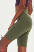 Шорты женские в рубчик хаки shd.300.027
