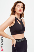 Спортивный  топ, черный, tb.120.001