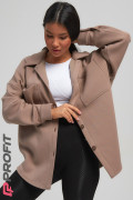 Куртка-рубашка женская, капучино, rb.021.038