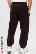 Мужские брюки утепленные, на флисе, черные, bpm.060.001