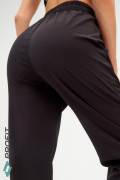 Спортивные женские брюки, черные, bp.150.001